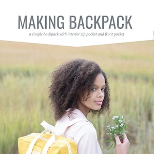 Making Backpack Sewing Pattern by Noodlehead
