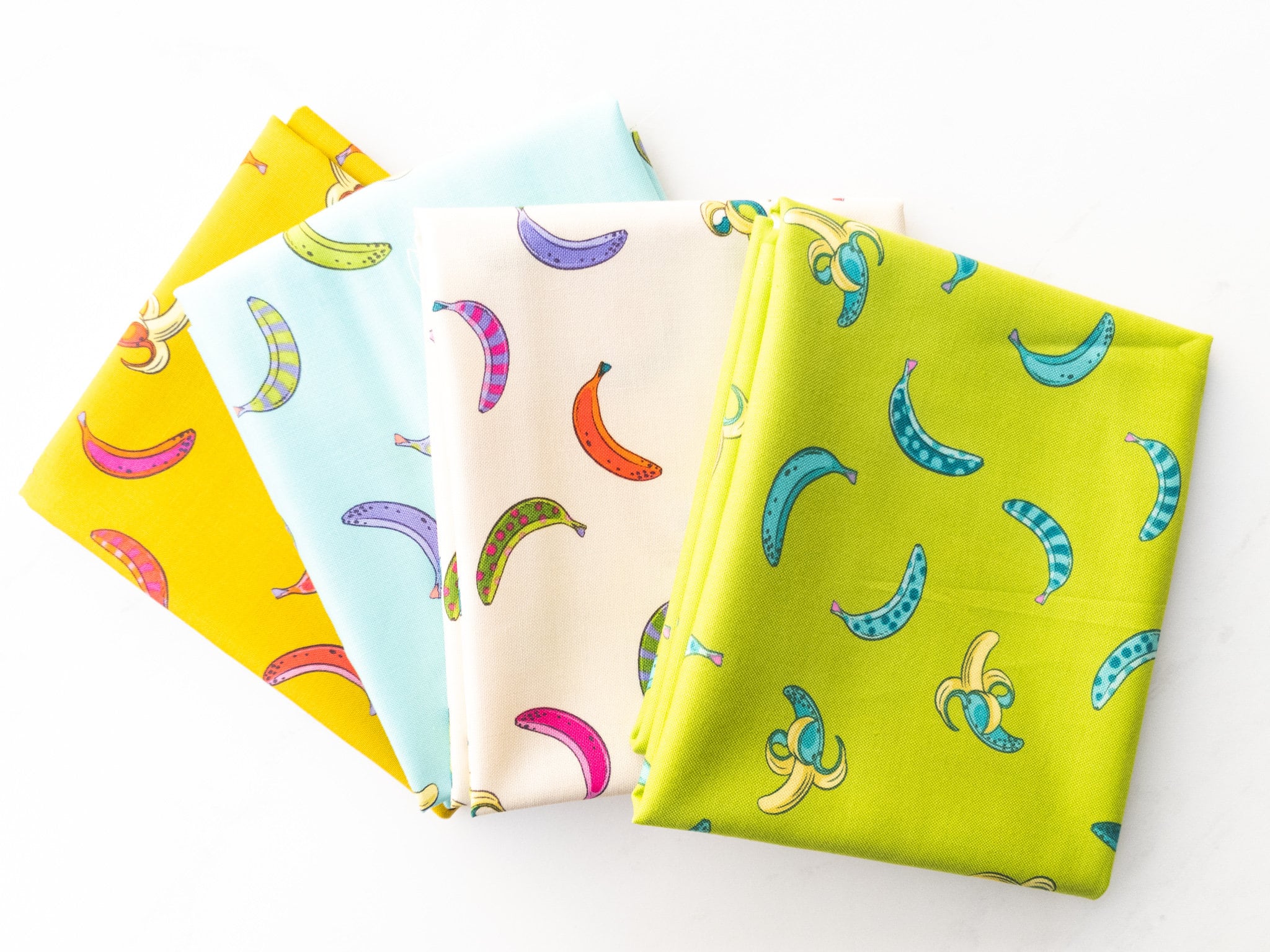 Tula Pink FQ+ Yardage Monkey Wrench, Don't Slip Banana Colorway, …