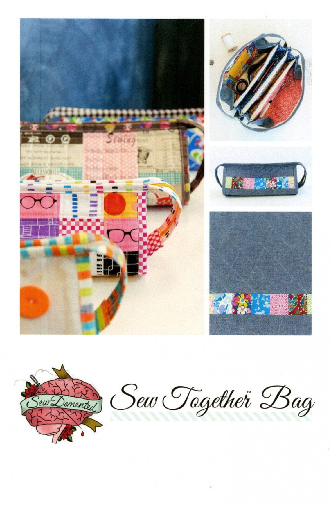 Sew Together Bag Pattern by Sewdemented Etsy