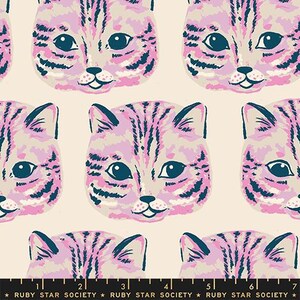 PREORDER Oops All Cats, Meow Meow CANVUS Macaron by Sarah Watts for Ruby Star Society *ETA May 2027*