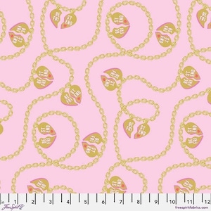 Tula Pink&#39;s Besties, Lil Charmer - Metallic Blossom