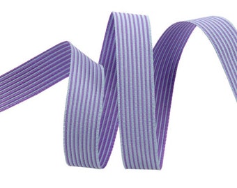 Tula Pink's Tiny Stripes Ribbon - Misty 5/8"