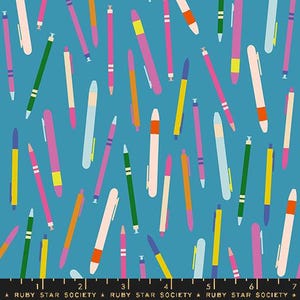 Salutations, Do You Have A Pen in Vintage Blue, by Rashida Coleman-Hale For Ruby Star Society
