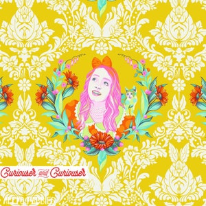 Tula Pink Curiouser & Curiouser, Alice Sugar, By the Half Yard