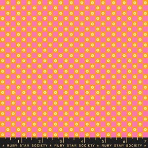 Animal Animal Flower Check in Orange- by Ruby Star Society