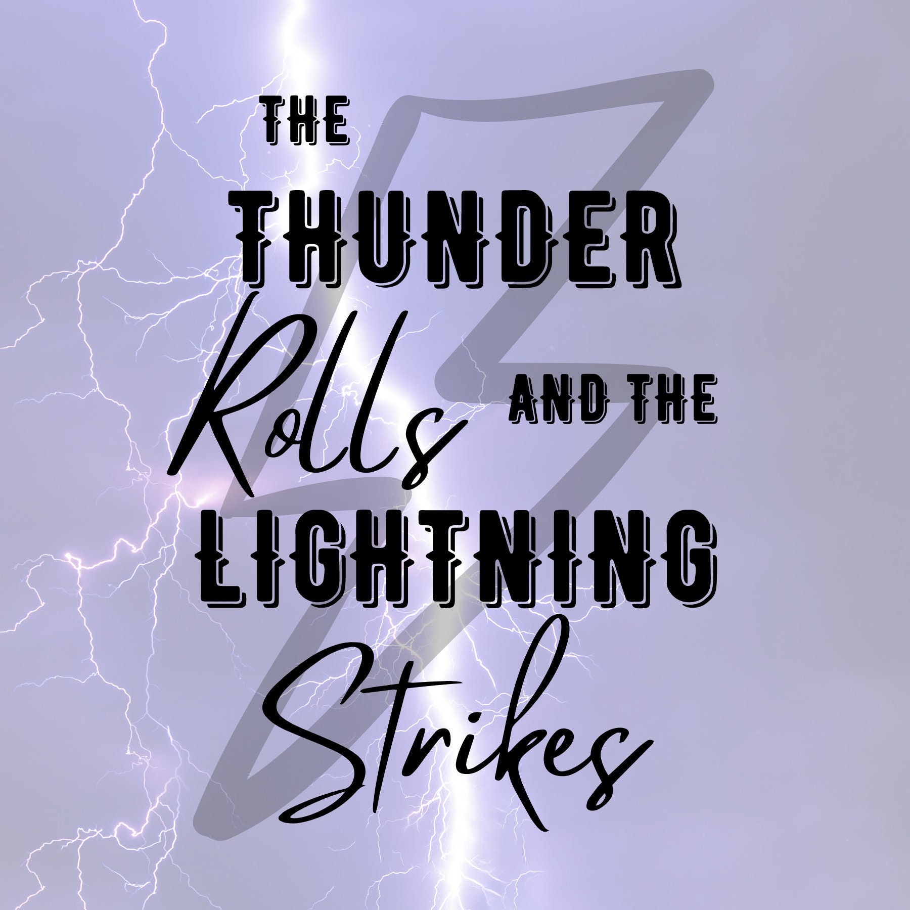 The Thunder Rolls SVG Garth Brooks Digital Download Lightning Bolt