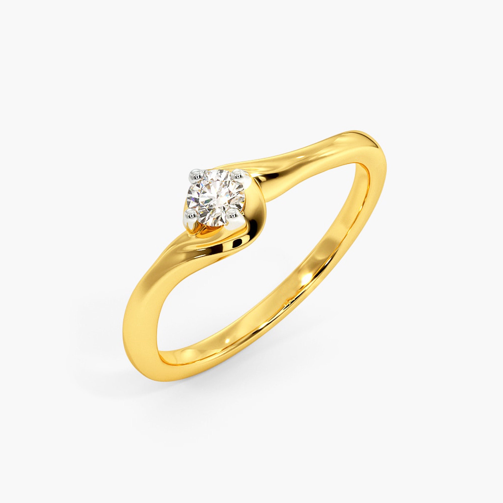 Aonejewelry Jewelry 1.00 Carat Round Shape Natural Black Diamond Single  Stone Elegant Design Enagagement Wedding Ring Crafted In 18K Solid Rose  White and Yellow Gold For Woman - Walmart.com