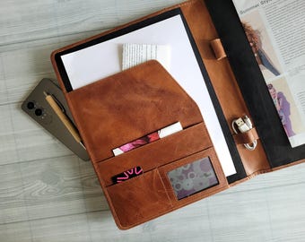 Portafoglio portadocumenti in pelle, portadocumenti Junior Legal Block, portadocumenti personalizzato, porta tablet, regali aziendali, regalo di San Valentino