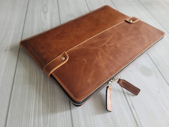 Leather Dell XPS 13 in Leather Laptop Sleeve Case, Leather