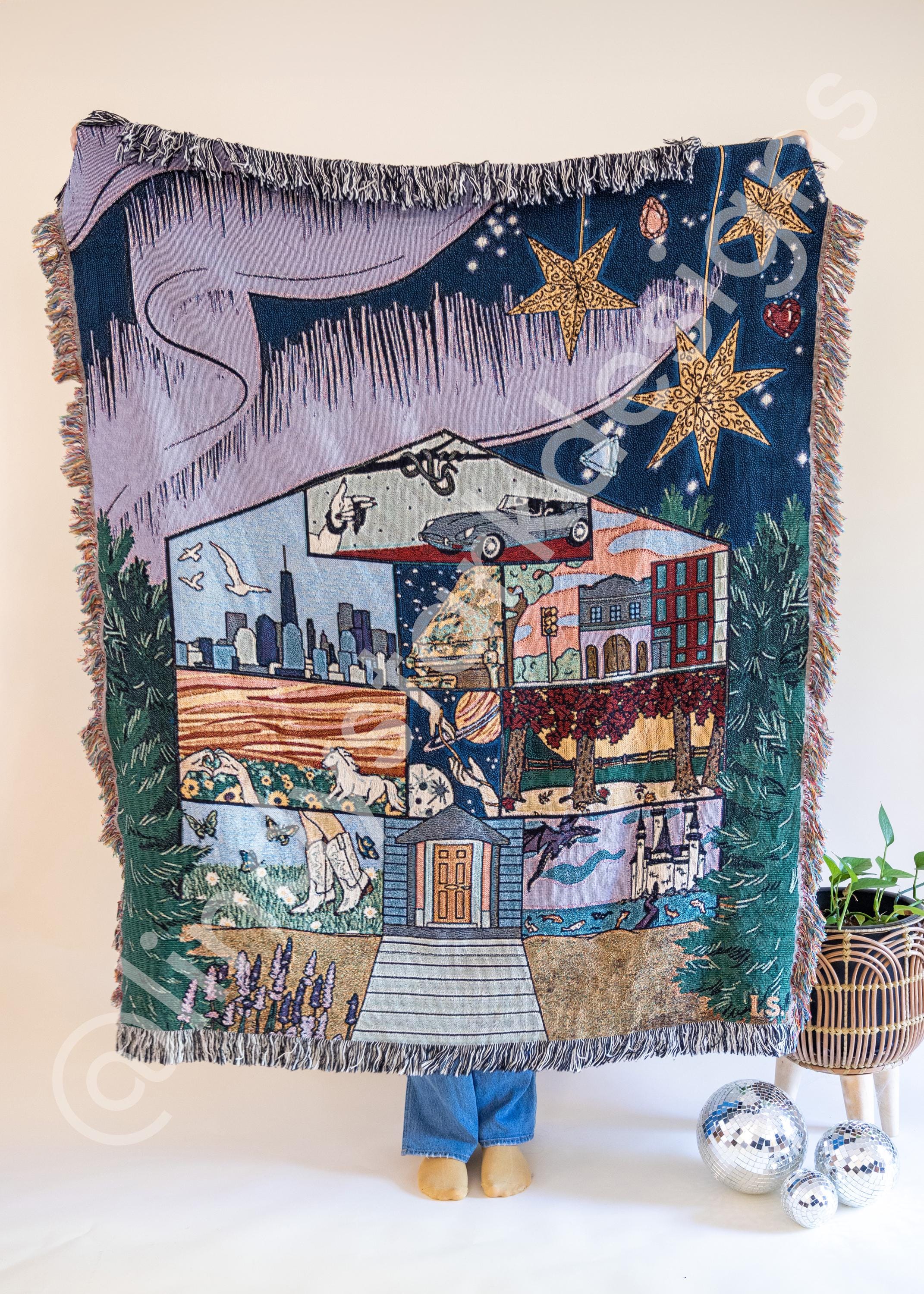 Eras House Blanket | fan art tapestry blanket inspired by music