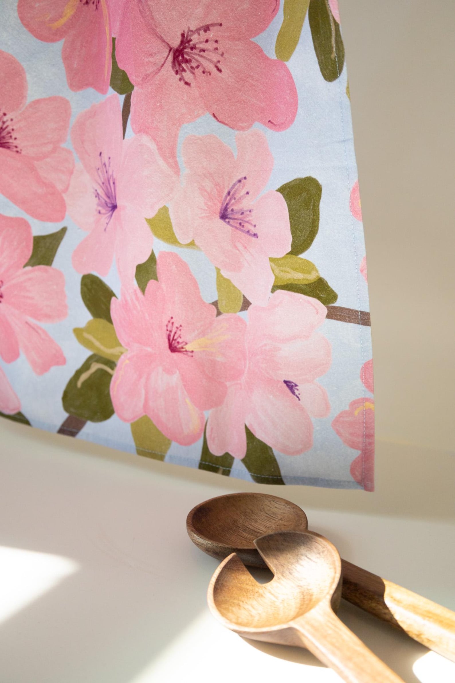 Azalea Tea Towel | 100% Cotton Crepe Dish Towel, 45x65 Cm, 18x25.5 In ...