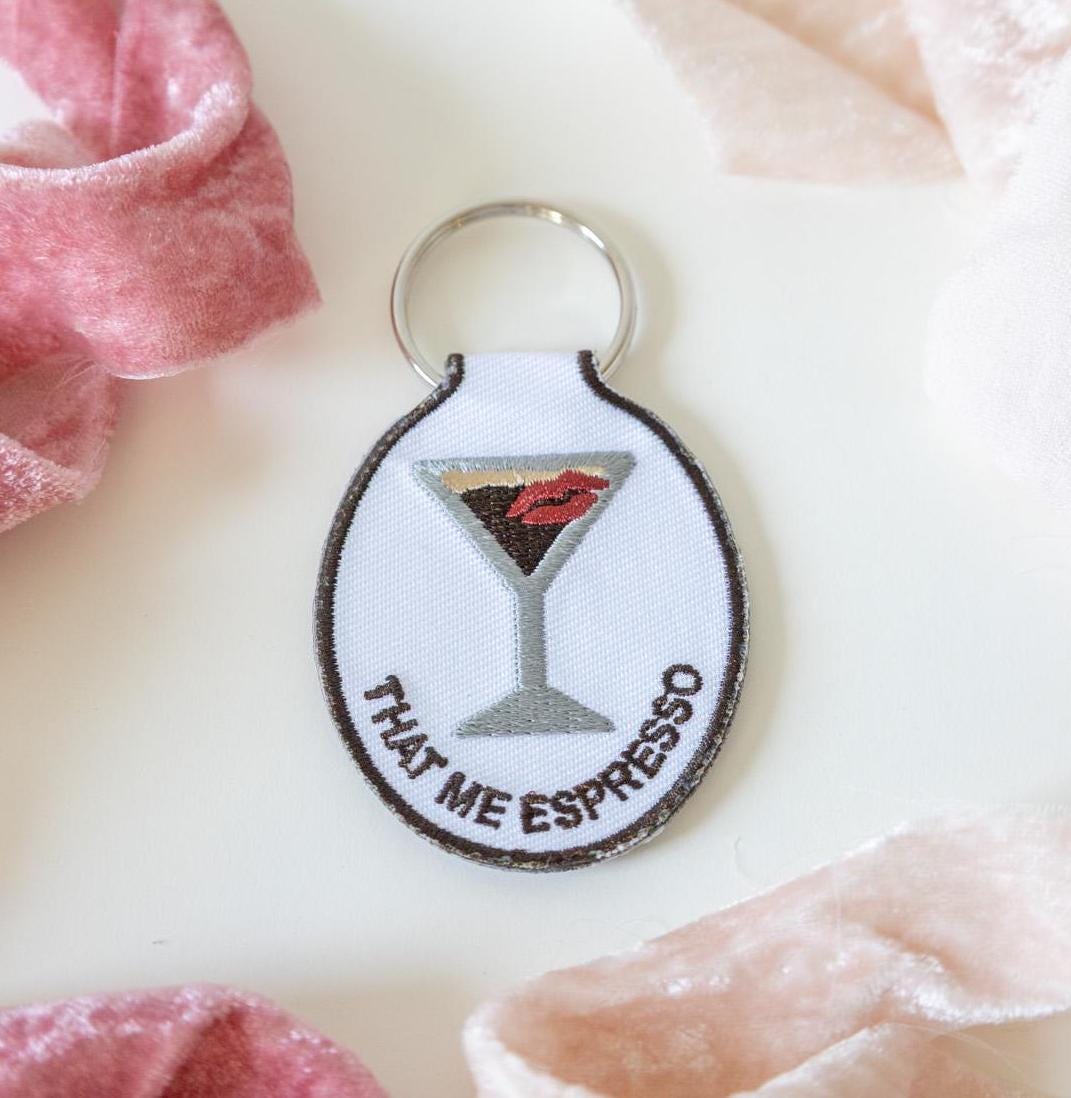 Espresso Martini Partyset – 24 Schlüsselanhänger Mit Organzabeuteln – Dankeskarten