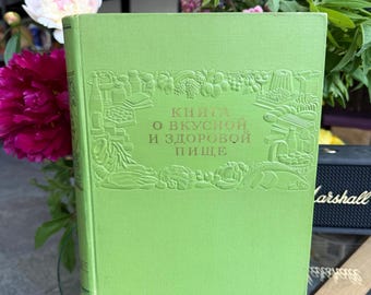 1953s Cuisine Vintage Collectible Book Delicious & Healthy Food Hardcover