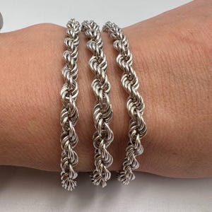 Fine Vintage Sterling Silver 925 Women&#39;s Men&#39;s Jewelry Chain Necklace Marked 29.6 gr