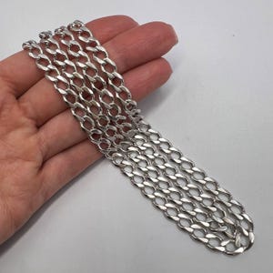Vintage Sterling Silver Chain Necklace: Signed Unisex Jewelry