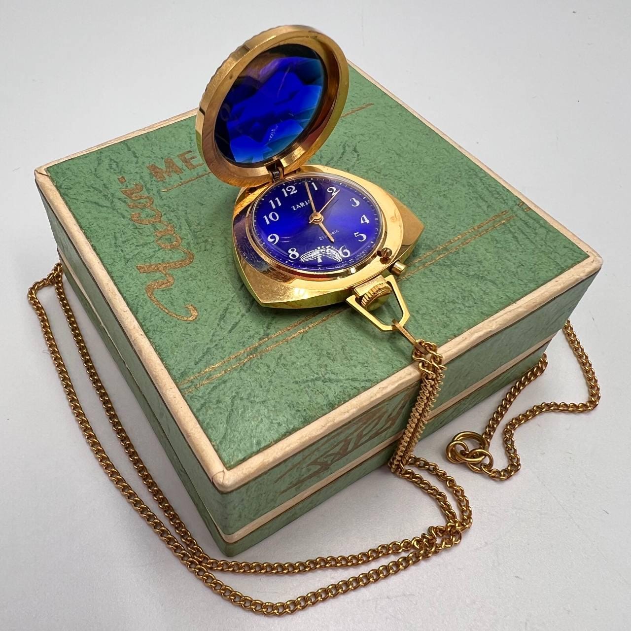 時計 ZARIA Pendant Watch --Vintage Mechanical Zaria Pendant Watch - Etsy