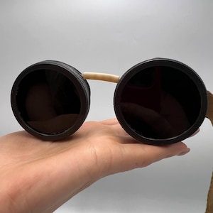 Vintage Aviator Safety Goggles – 1985 GOST – Green Lenses – Aluminum, Plastic & Fabric – Rare Eastern Bloc Collectible