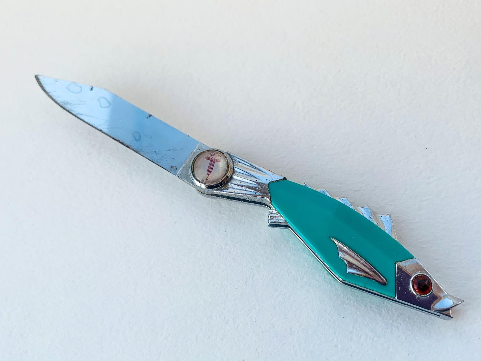 1980 Folding Pocket Fishing Knife Fish Vintage USSR Russian Etsy