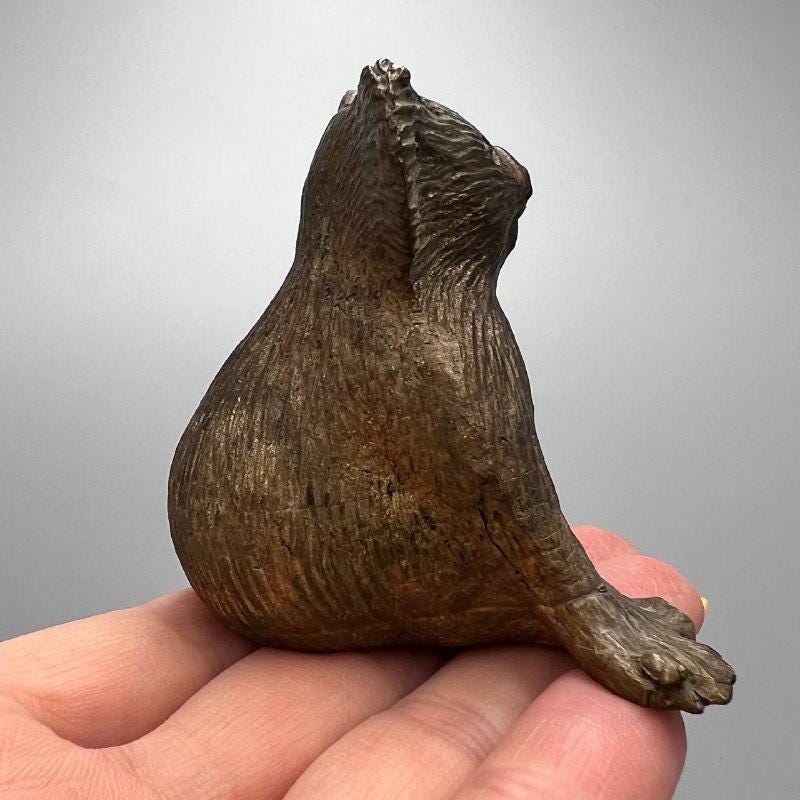 ヴィンテージブロンズコアラの置物：オーストラリアの野生動物の鋳造