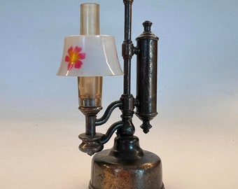 Vintage Collectible Brass Pencil Sharpener Miniature Kerosene Lamp Europe