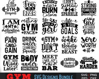 Workout SVG Bundle, Gym Motivation SVG Bundle,  Fitness SVG, Gym Svg, Sport svg bundle, Gym Sayings svg, Gym shirt svg, Sport Shirt Svg