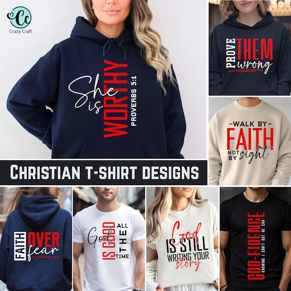Christian SVG PNG Bundle, Christianity Shirt design,  Religious svg Cut Files, Faith-Based Sayings, Christian Quote Png, Digital