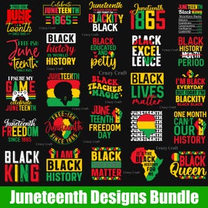 Juneteenth SVG PNG Bundle, Juneteenth png bundle, Black king nutrition svg, Celebrate Juneteenth, Juneteenth Sublimation Png, Black History