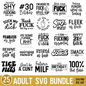 Adult Svg Bundle, Funny Adult Bundle, Adult Sticker Bundle, Adult Quotes SVG, Funny quotes SVG Bundle, Sarcastic SVG, Funny Shirt Svg Bundle