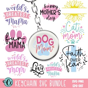 Keychain SVG Bundle, Keychain SVG Quotes, Keychain Pattern Svg, Trendy keychain Svg, family svg, Gift svg, Keyring Svg, Cricut, Silhouette
