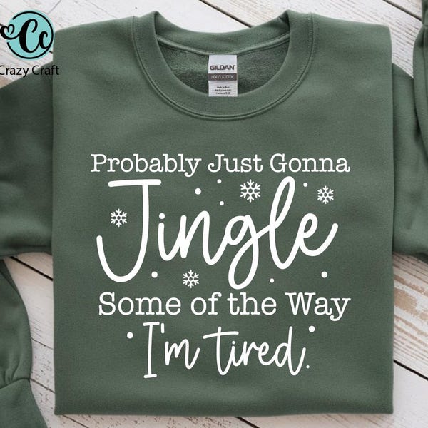 Prawdopodobnie po prostu będę brzęczeć w jakiś sposób SVG PNG, koszulka z brzęczącym dźwiękiem Png Svg, koszulka świąteczna SVG Png, zabawny projekt koszulki świątecznej