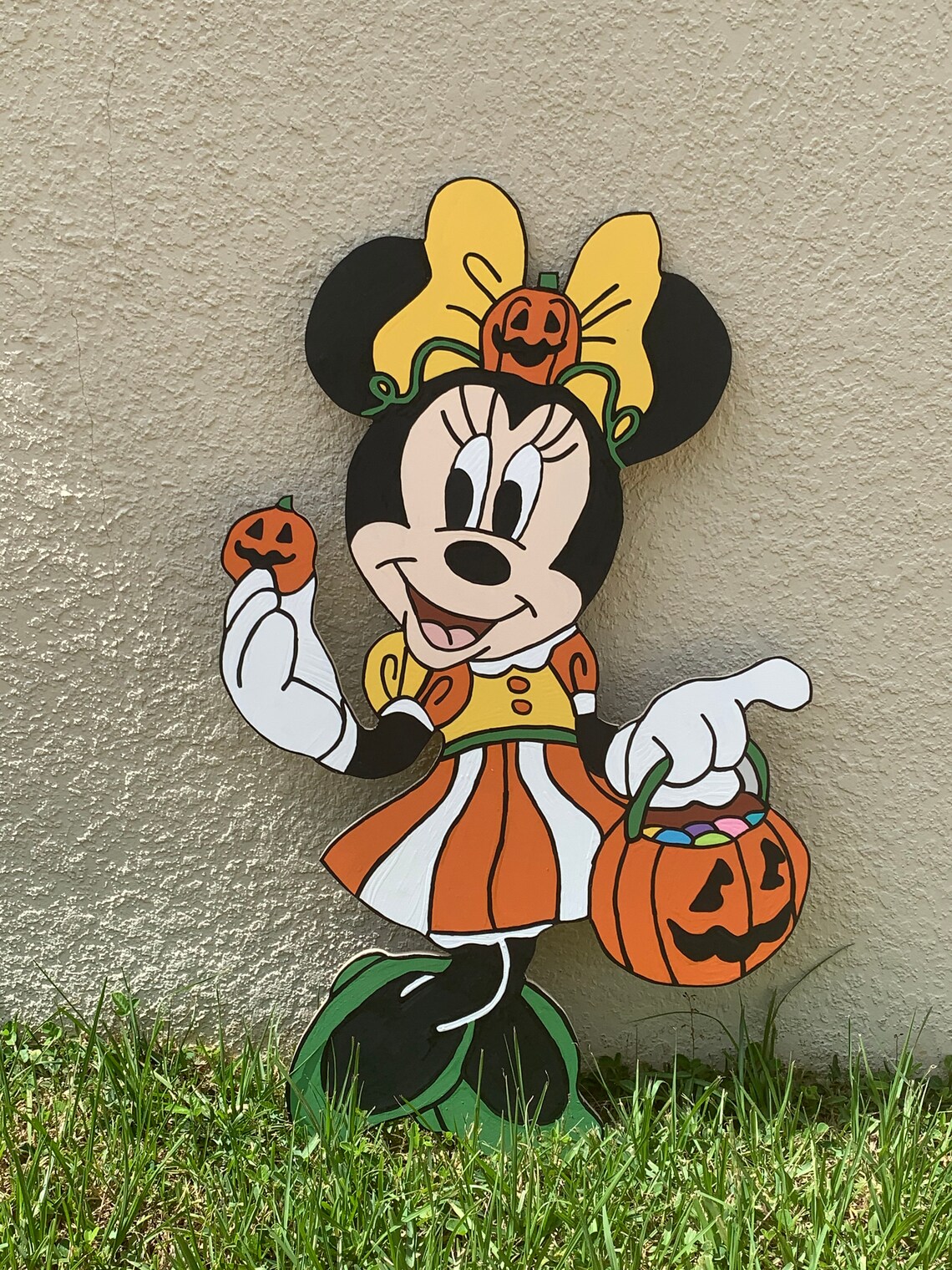 Halloween Mickey and Minnie Mouse Yard Sign/Yard Art/Yard Etsy