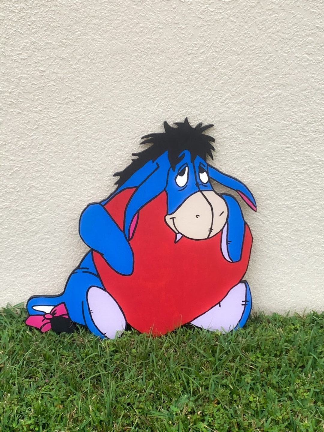 Valentine's Day Eeyore Wood Sign/yard Art/yard Decor/valentine's