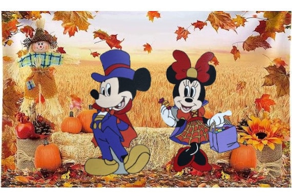 Halloween Vampire Mickey and Minnie Mouse Yard Sign/yard Art