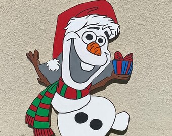 olaf cutout etsy