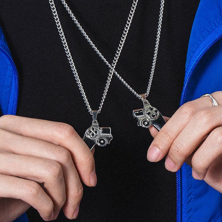 2 Pieces BFF Best Friend Forever Necklace Game Etsy