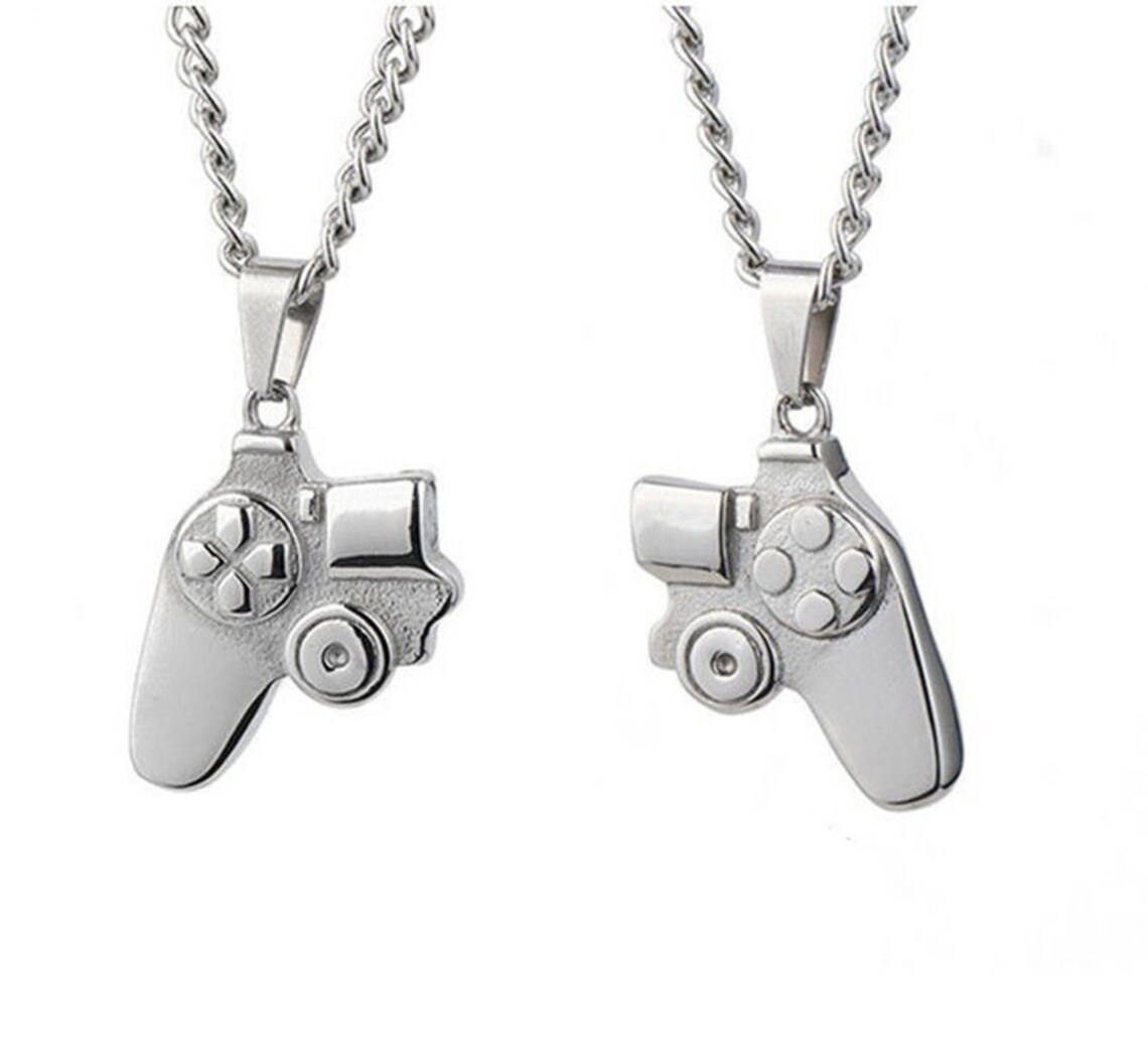 2 Pieces BFF Best Friend Forever Necklace Game Etsy