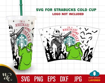 Free Free 180 Im A Nightmare Before Coffee Svg SVG PNG EPS DXF File