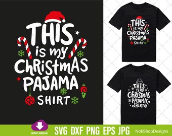 Download Christmas Pajama Svg Etsy
