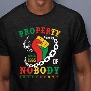 Propiedad de Juneteenth svg, Freedom Svg, Svg afroamericano, Historia negra Png, Mujer negra Svg, Camiseta Juneteenth Svg para Cricut