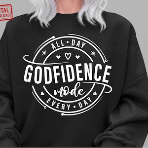 Godfidence svg , God Fidence Svg, Bible Verse png, Faith Svg, Love Like Jesus Svg, Christian Svg, Religious Svg for Cricut, cut files