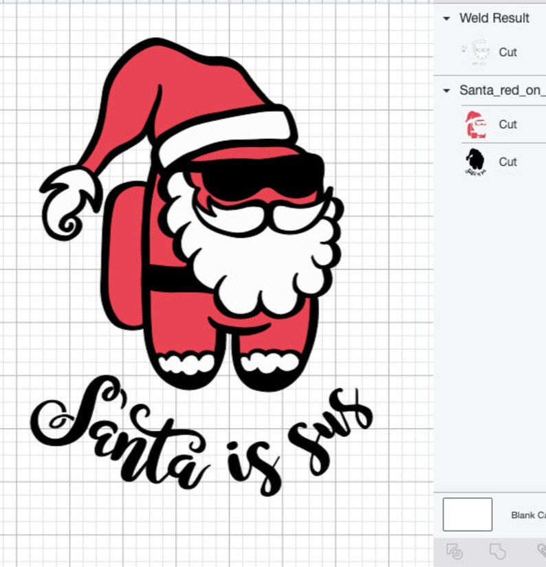Download Christmas Among Us SVG Santa is Sus svg Xmas Funny svg | Etsy