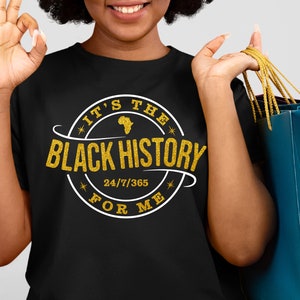 Schwarze Geschichte Monat svg, Es ist die schwarze Geschichte für mich svg-Dateien für Cricut, African American svg, png Sublimation, digitaler Download