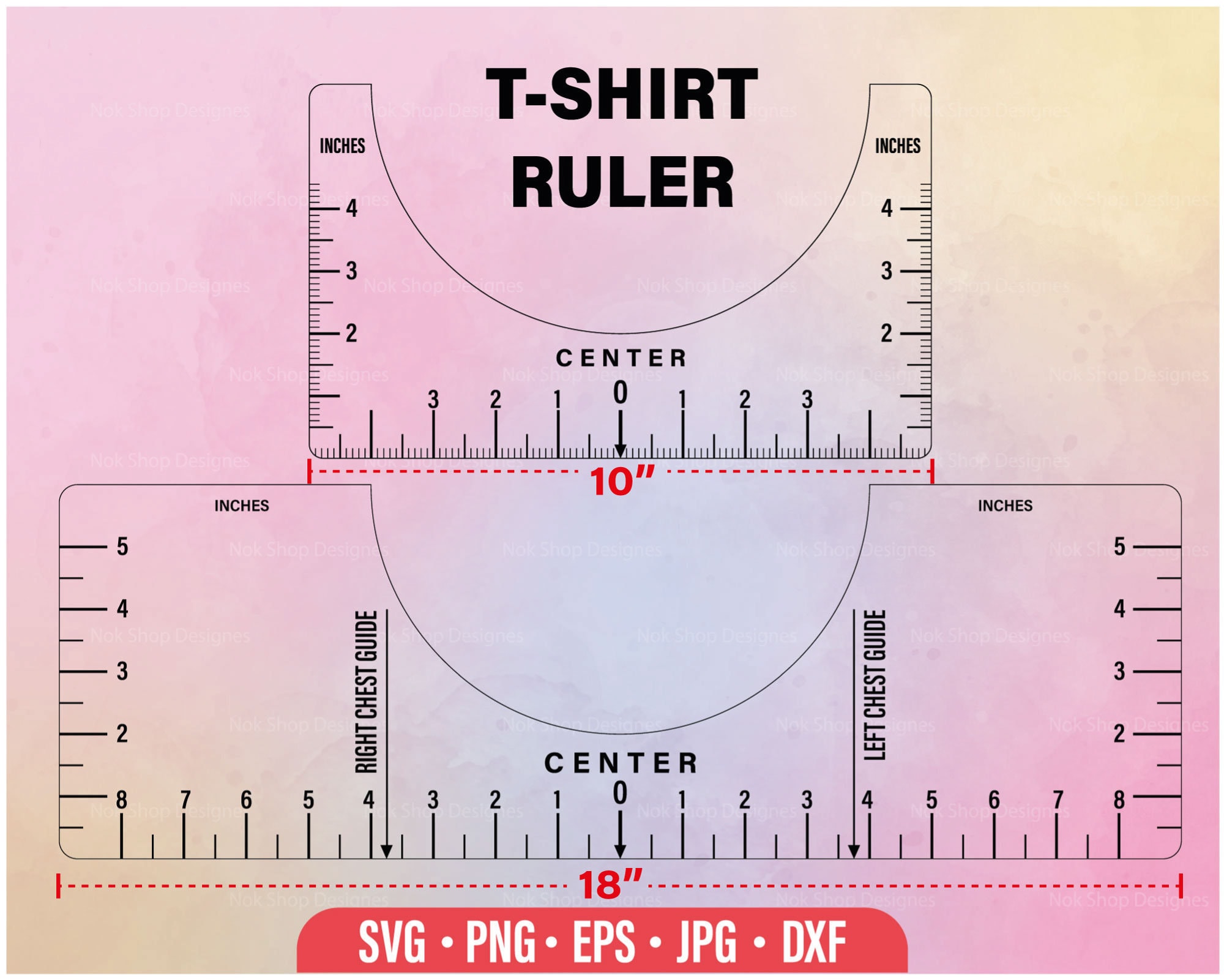 Mr. Pen- Tshirt Ruler, 4 pcs, Tshirt Alignment Tool, T Shirt Ruler, Shirt  Ruler for Vinyl Alignment, Shirt Ruler - Mr. Pen Store