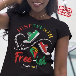 Schwarze Geschichte Monat SVG, Juni Juli 2020, Freeish Seit 1865 geschnitten Dateien für Cricut, Silhouette, Chucks svg, Bruchkette
