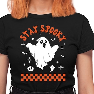 Stay Spooky svg, Spooky Season Svg, Halloween svg, Cute Ghost svg Cut Files For Cricut, PNG Sublimation.