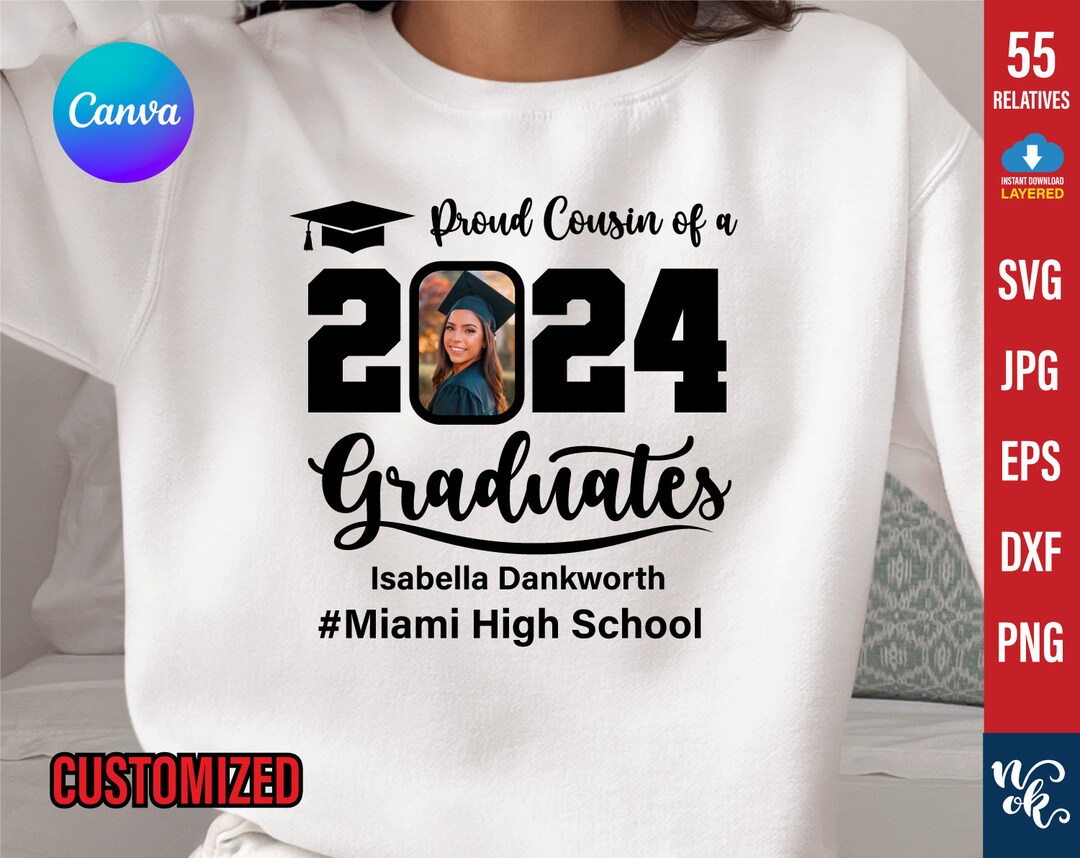 Proud Graduate Svg Png, Graduation 2025 Svg Bundle, Family Graduation