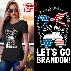 Let's Go Brandon svg, let's go brandon shirt svg, conservatief anti-liberaal ontwerp, anti biden svg, troef svg, beschuldig biden svg voor Cricut.