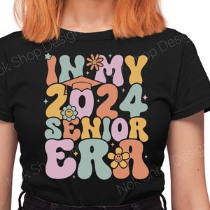 In My 2024 ERA Svg, Class of 2024 Senior SVG, Groovy Graduation SVG