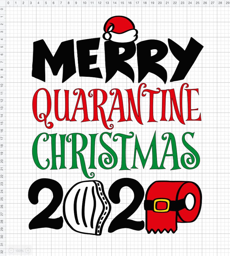 Download Merry Quarantine Christmas Svg Dxf 2020 Santa Svg Mask Svg ...