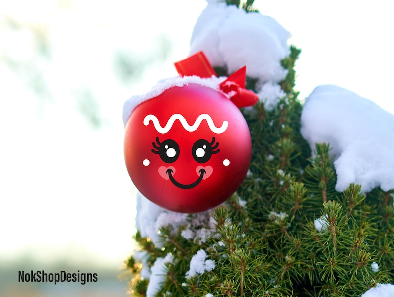 Download Gingerbread Face disc ornament SVG bundle Gingerbread svg ...